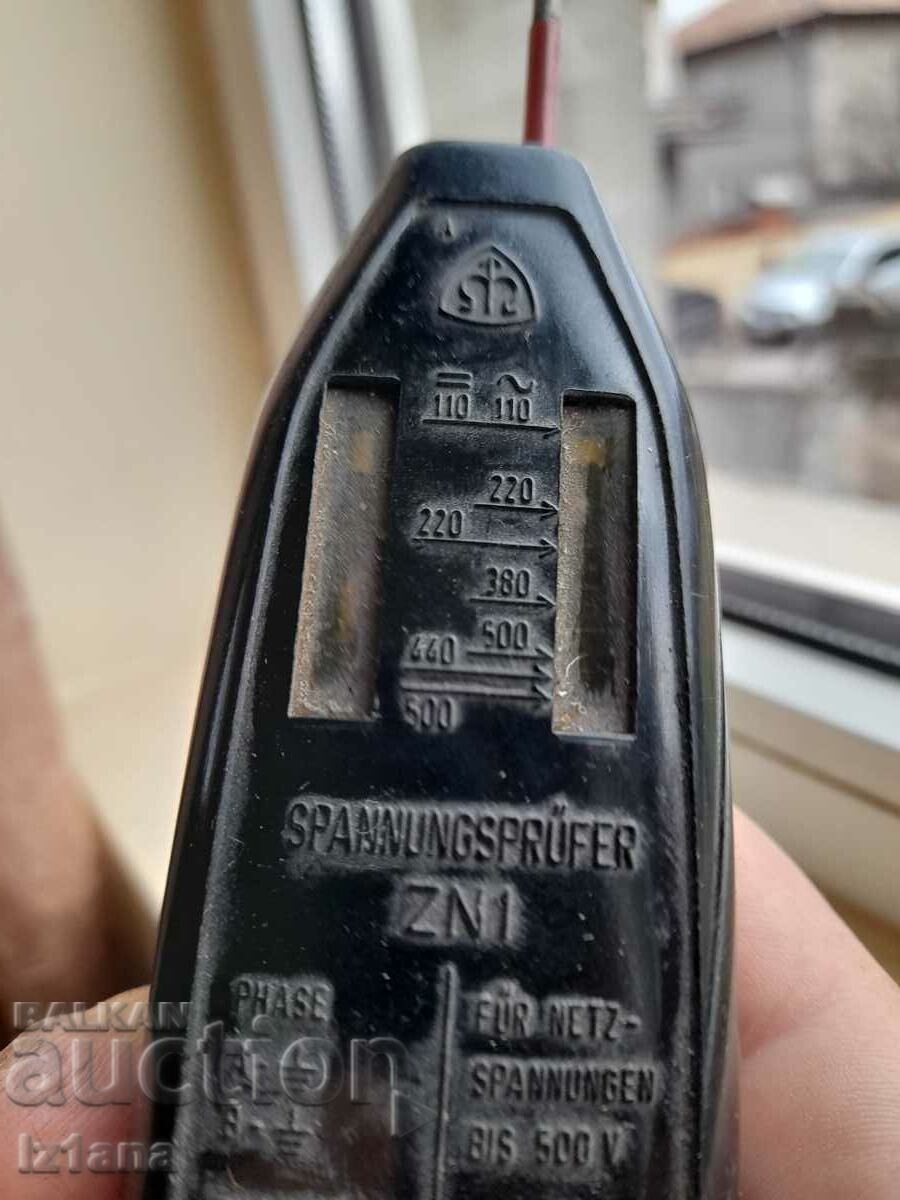 Auction  Old electrical tester