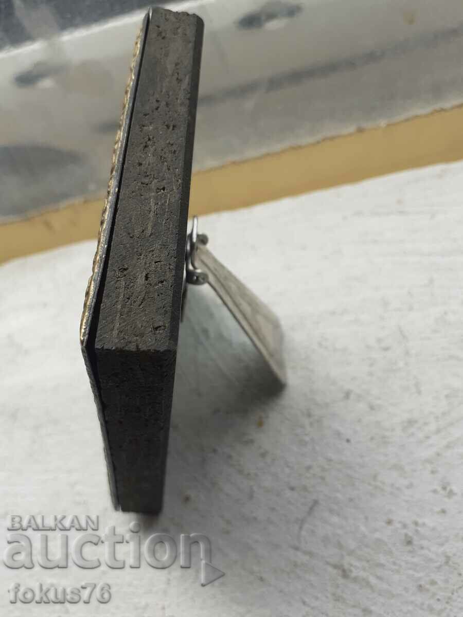 Delivery of Old desktop brass icon - Mother of God Delivery of Old desktop brass icon - Mother of God