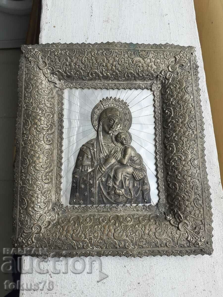 Interesting icon religion cross - Mother of God