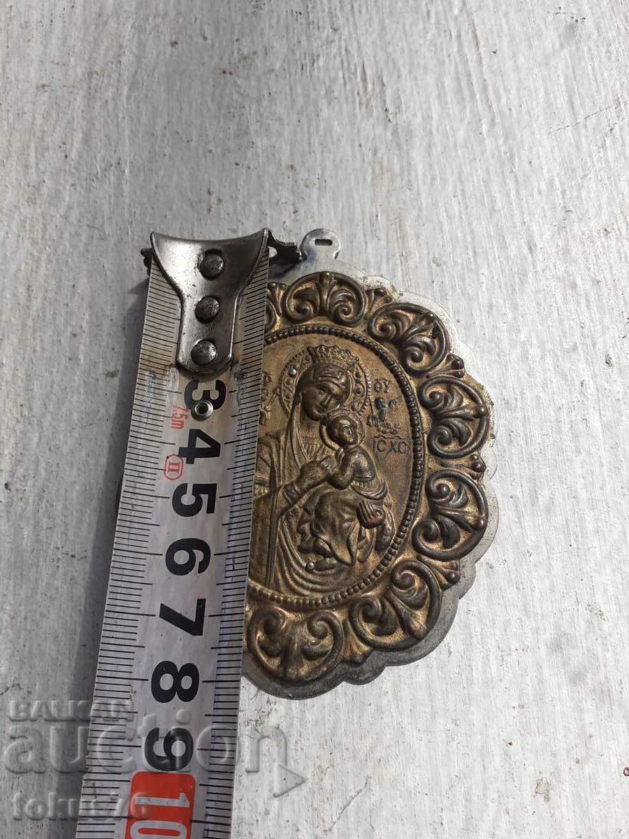 Great pectoral icon - panagia brass - 6 Great pectoral icon - panagia brass - 6