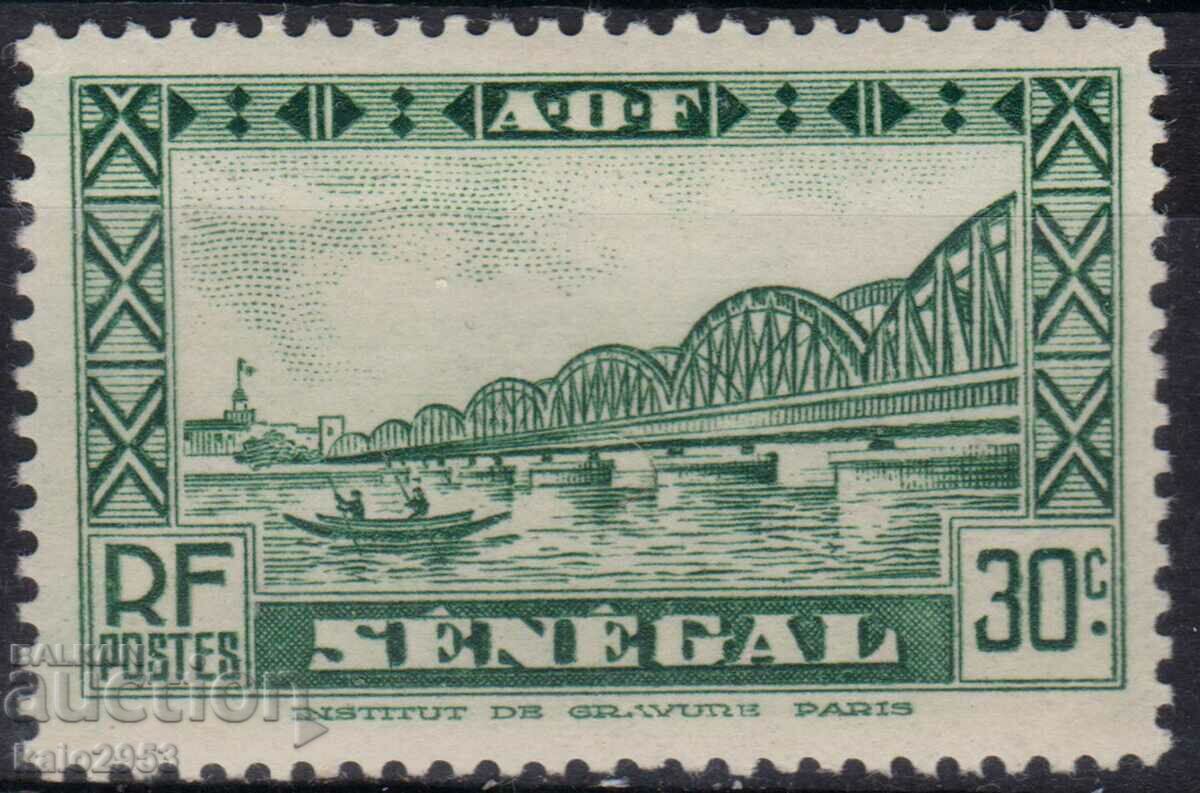 Франция/Сенегал-1935-Редовна-Моста Дакар,MLH