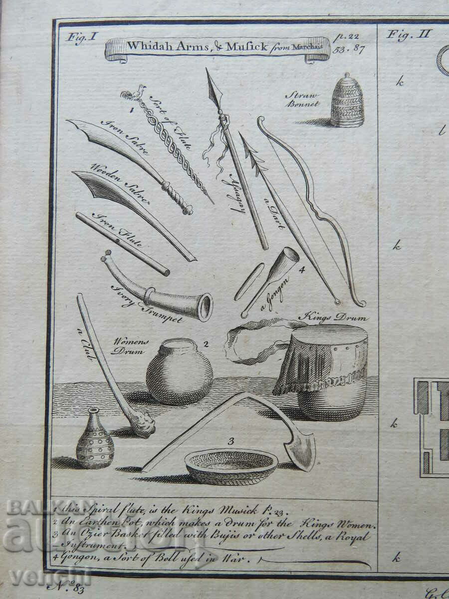 1746 - ENGRAVING - Plan of the Royal Palace at Benin with price 29.99 BGN | € 15.33 1746 - ENGRAVING - Plan of the Royal Palace at Benin with price 29.99 BGN | € 15.33