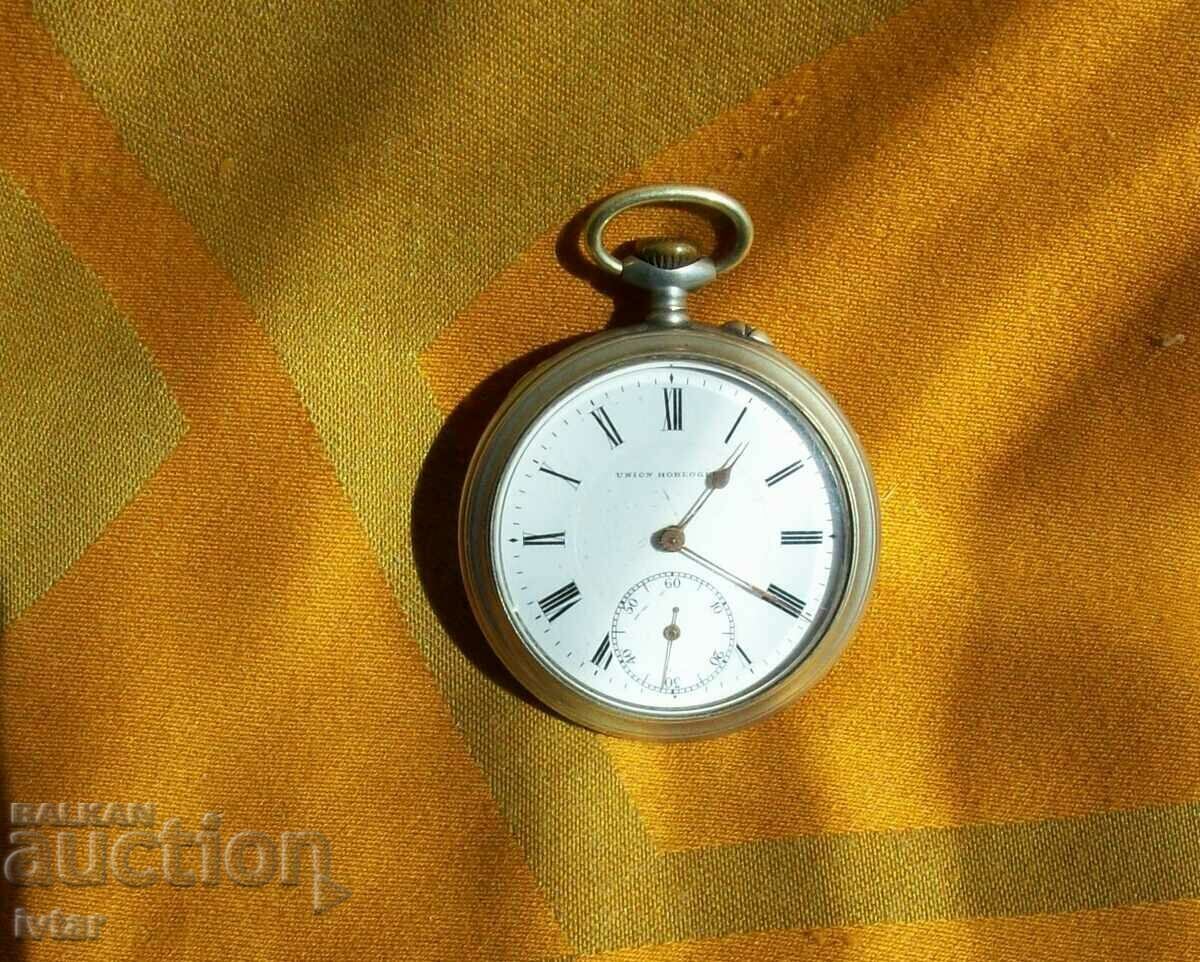 Swiss pocket watch UNION ORLOGERE with price 64.00 BGN | € 32.72 Swiss pocket watch UNION ORLOGERE with price 64.00 BGN | € 32.72
