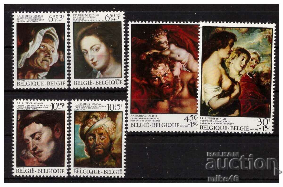 BELGIA 1976 Tablouri de Rubens serie pură
