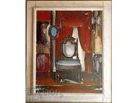 LUBEN SEMERDJIEV OLD BULGARIAN OIL PAINTING - CHAIR