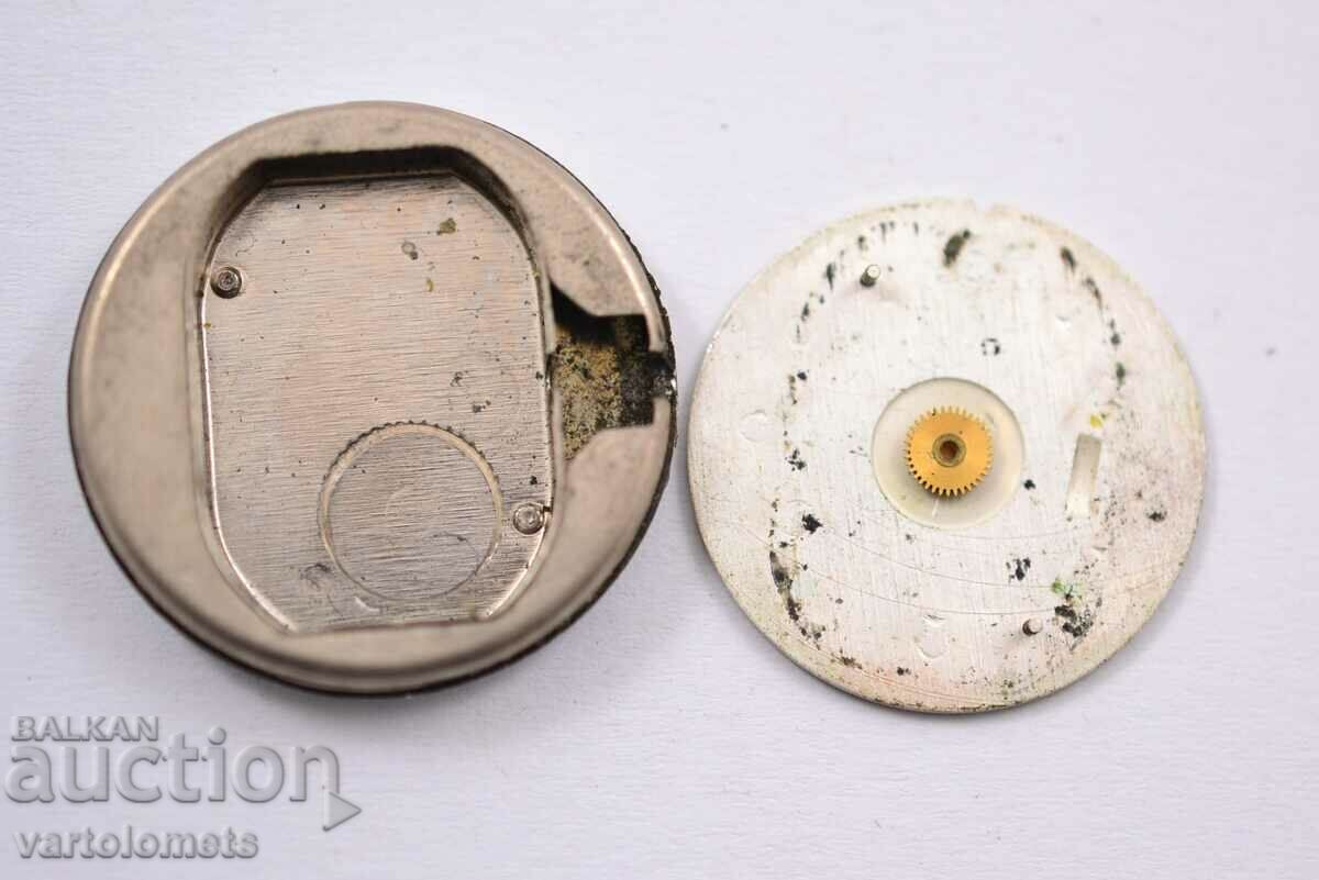 Dial and back cover of a LATCH women's watch with price 3.00 BGN | € 1.53