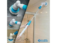 Electric bathroom cleaning brush