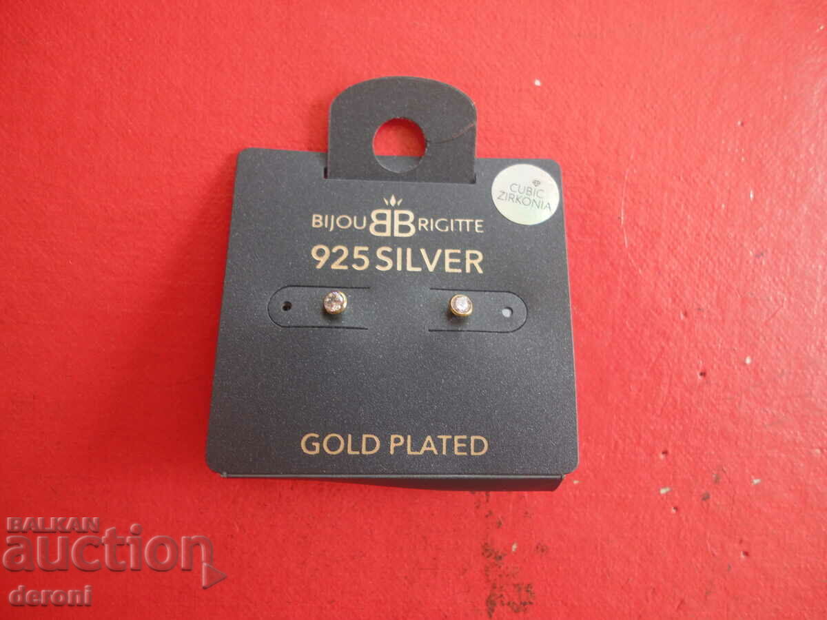 Σκουλαρίκια από επιχρυσωμένο ασήμι Σκουλαρίκια Bijov Brigite - 5 Σκουλαρίκια από επιχρυσωμένο ασήμι Σκουλαρίκια Bijov Brigite - 5