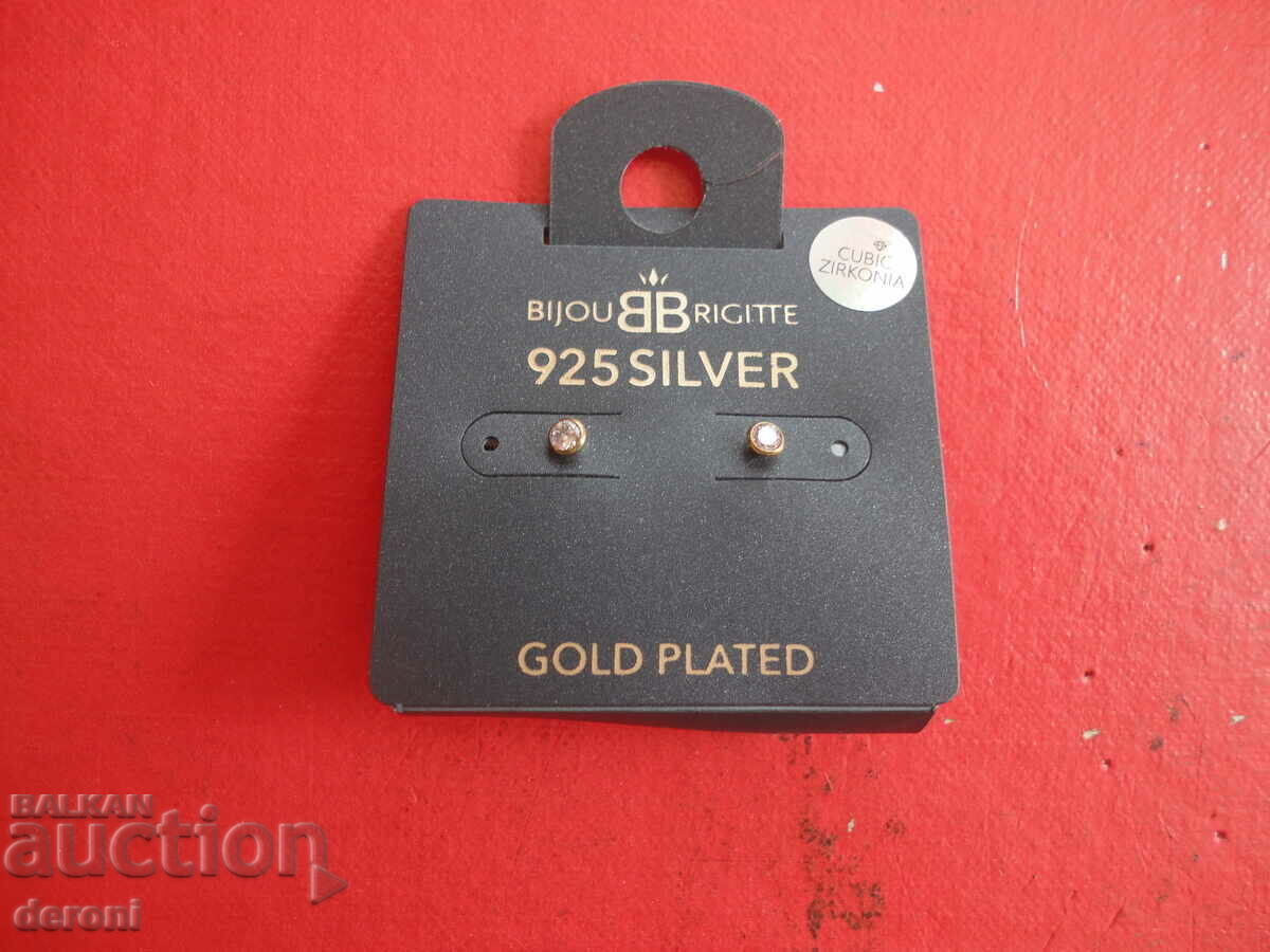 Σκουλαρίκια από επιχρυσωμένο ασήμι Σκουλαρίκια Bijov Brigite - 6 Σκουλαρίκια από επιχρυσωμένο ασήμι Σκουλαρίκια Bijov Brigite - 6