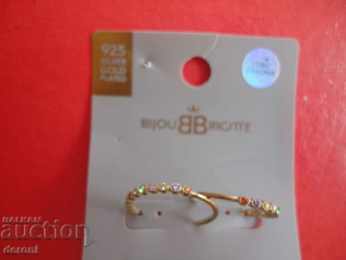 Bijov Brigite 2 gold plated silver earrings with price 30.00 BGN | € 15.34 Bijov Brigite 2 gold plated silver earrings with price 30.00 BGN | € 15.34