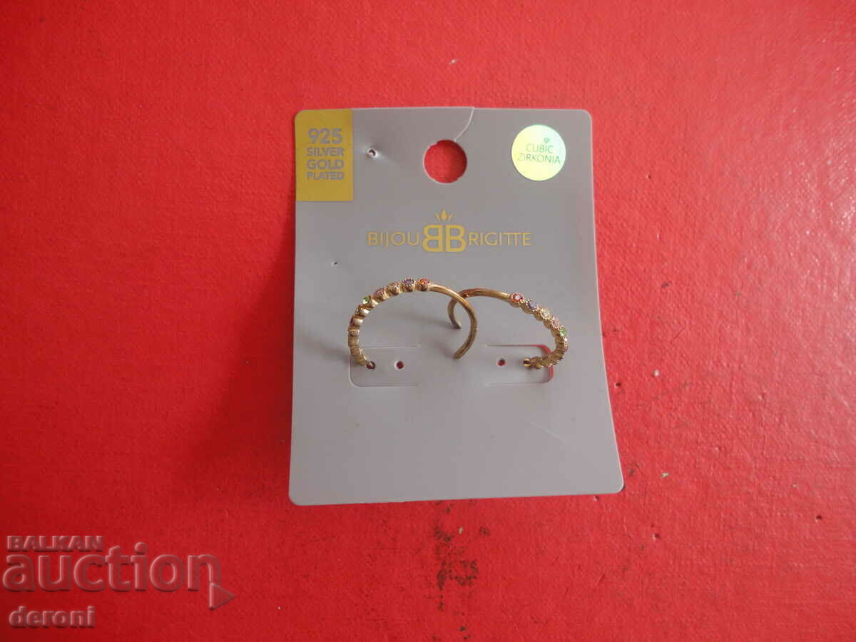 Bijov Brigite 2 gold plated silver earrings - 5 Bijov Brigite 2 gold plated silver earrings - 5