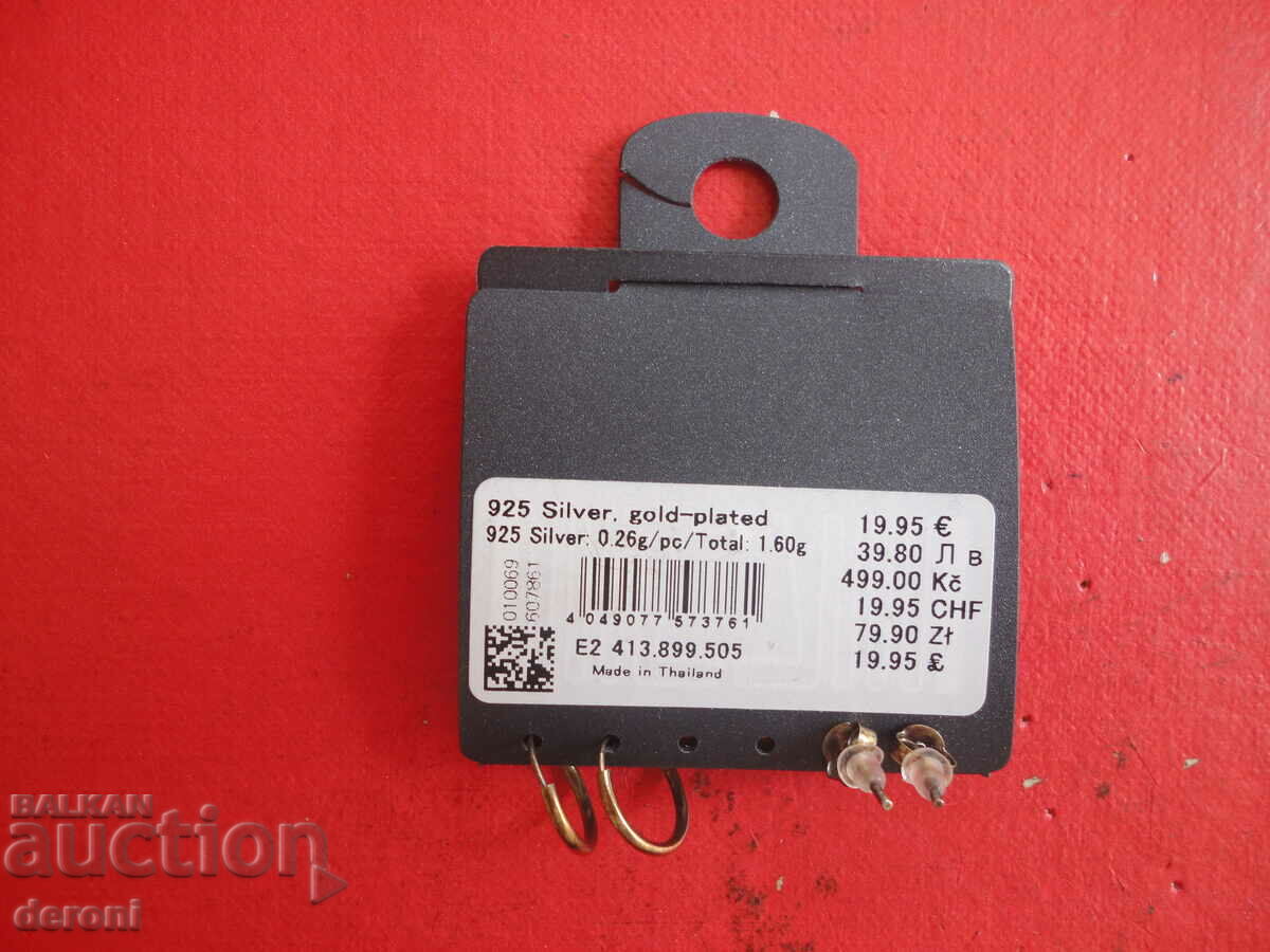 Delivery of Bijov Brigite 3 gold plated silver earrings Delivery of Bijov Brigite 3 gold plated silver earrings