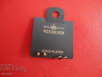 Bijov Brigite 3 gold plated silver earrings