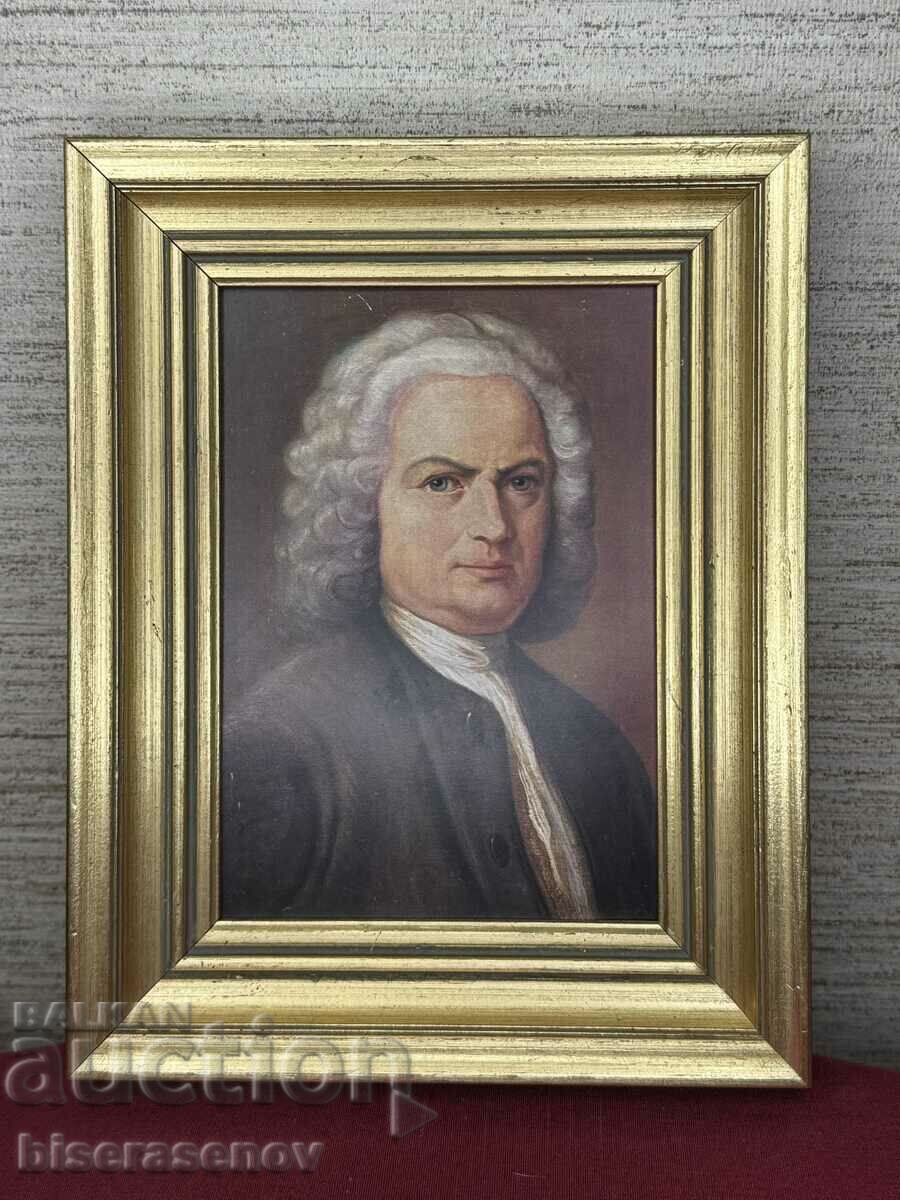 Old interesting painting John Seb.Bach