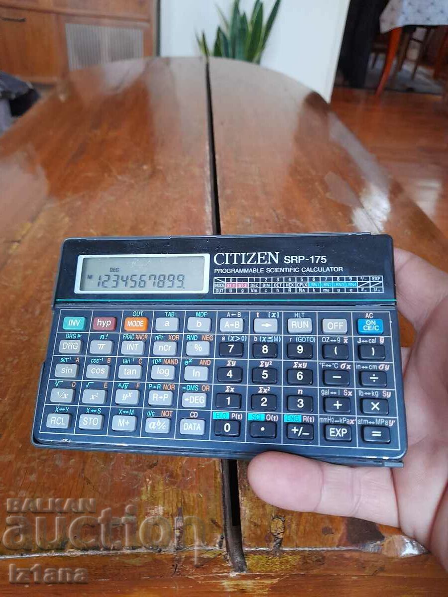 Calculator Old Citizen SRP 175