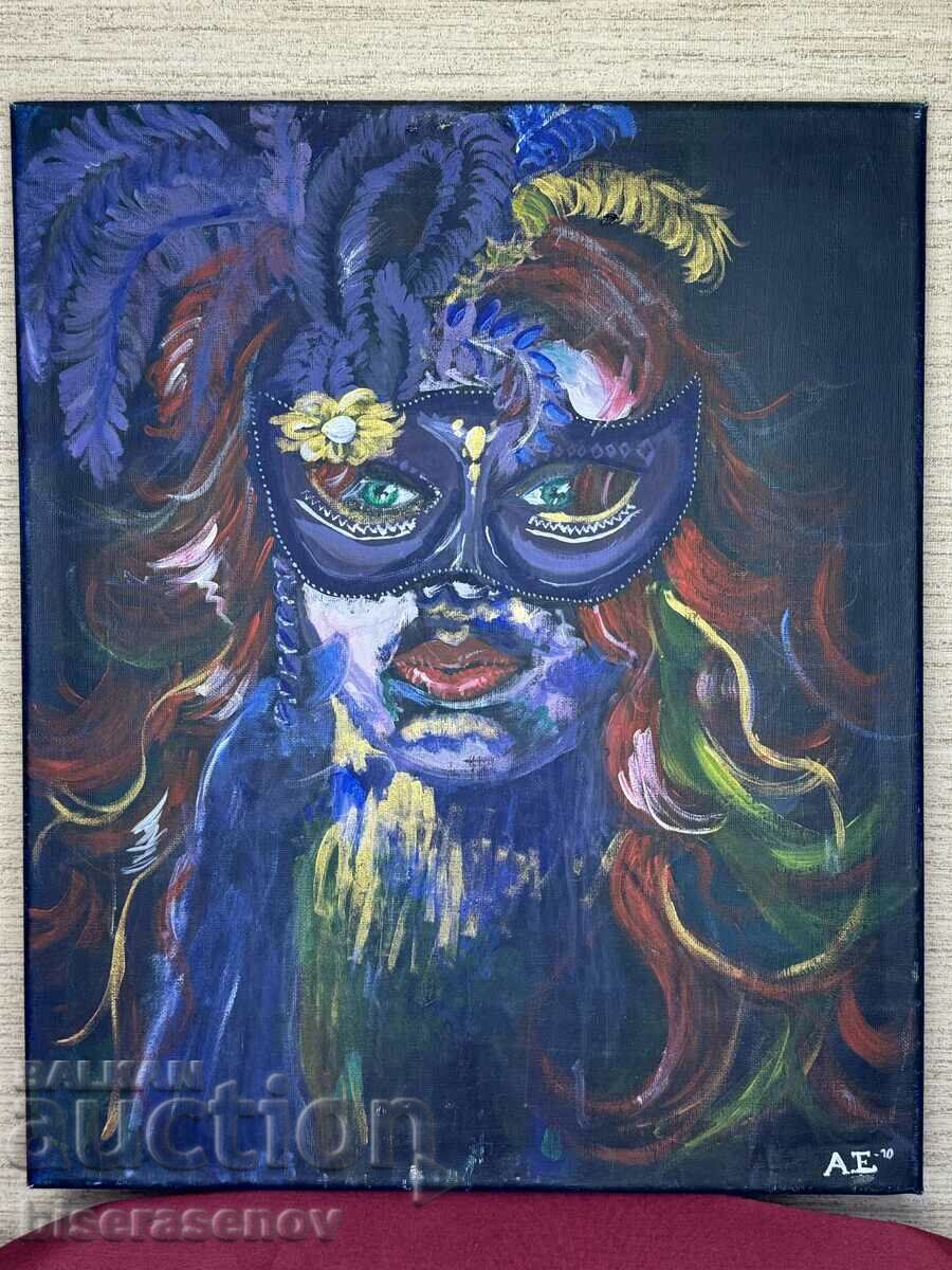 Unique author's painting oil on canvas