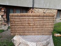 Old wicker suitcase