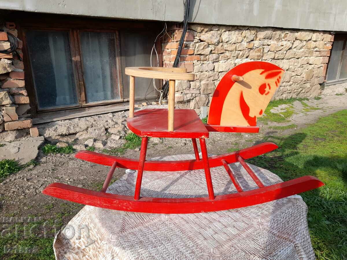 Auction An old rocking horse Auction An old rocking horse