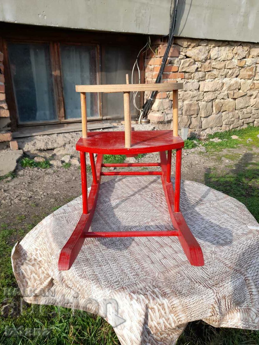 Delivery of An old rocking horse Delivery of An old rocking horse