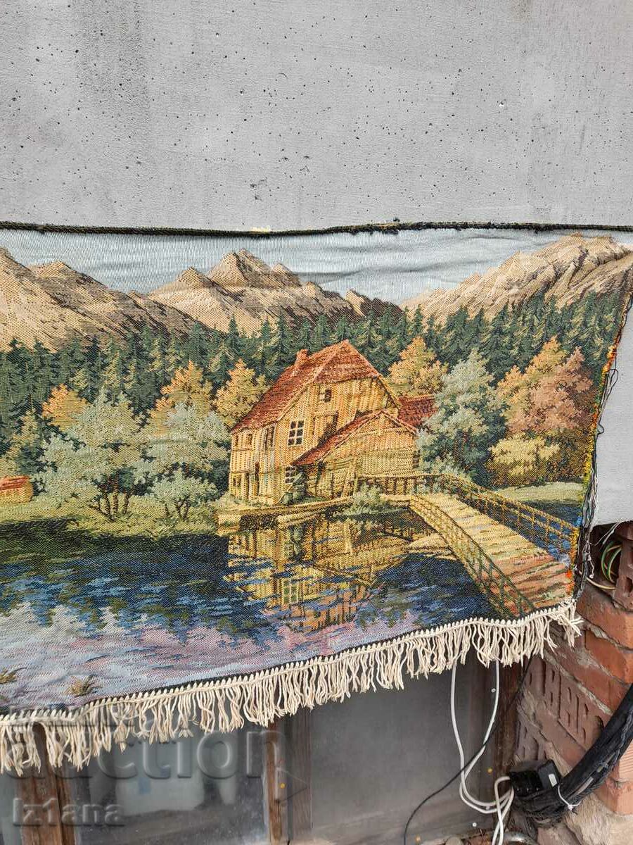 Antique carpet, wall covering - 5