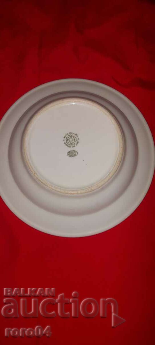 Delivery of NAZI GERMANY - PORCELAIN PLATE Delivery of NAZI GERMANY - PORCELAIN PLATE