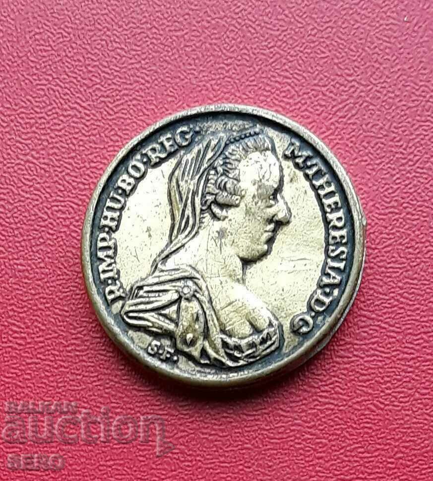Austria - copie a unei monede a lui M. Theresia - 1780