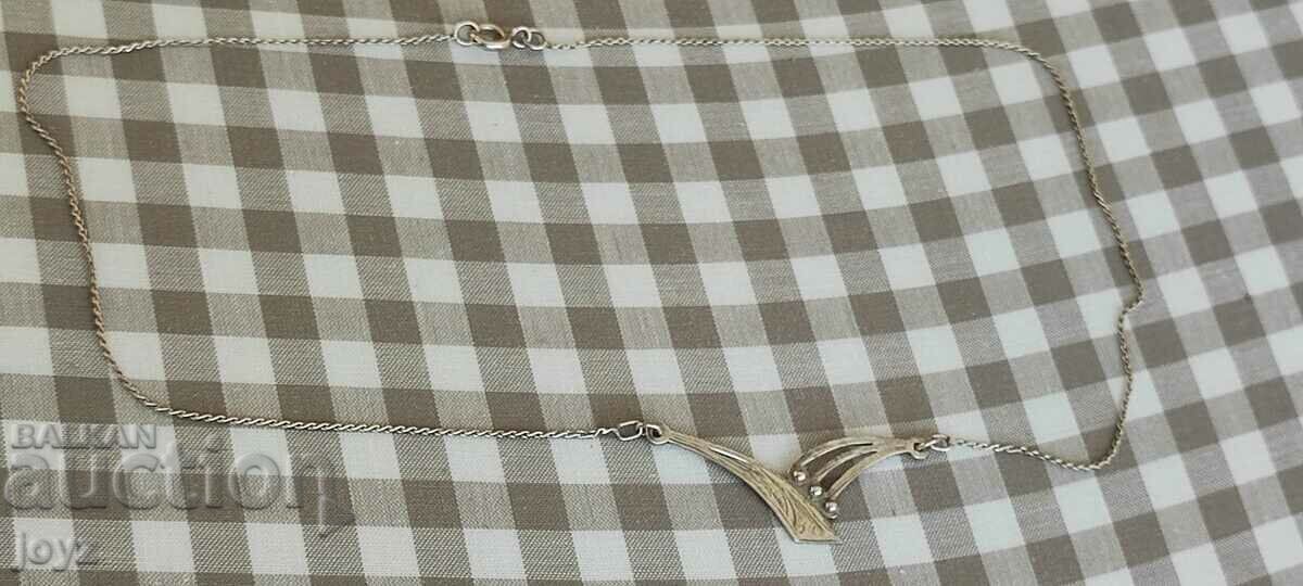 Auction SILVER NECKLACE HAND ENGRAVED 4 g/SAMPLE 925 Auction SILVER NECKLACE HAND ENGRAVED 4 g/SAMPLE 925