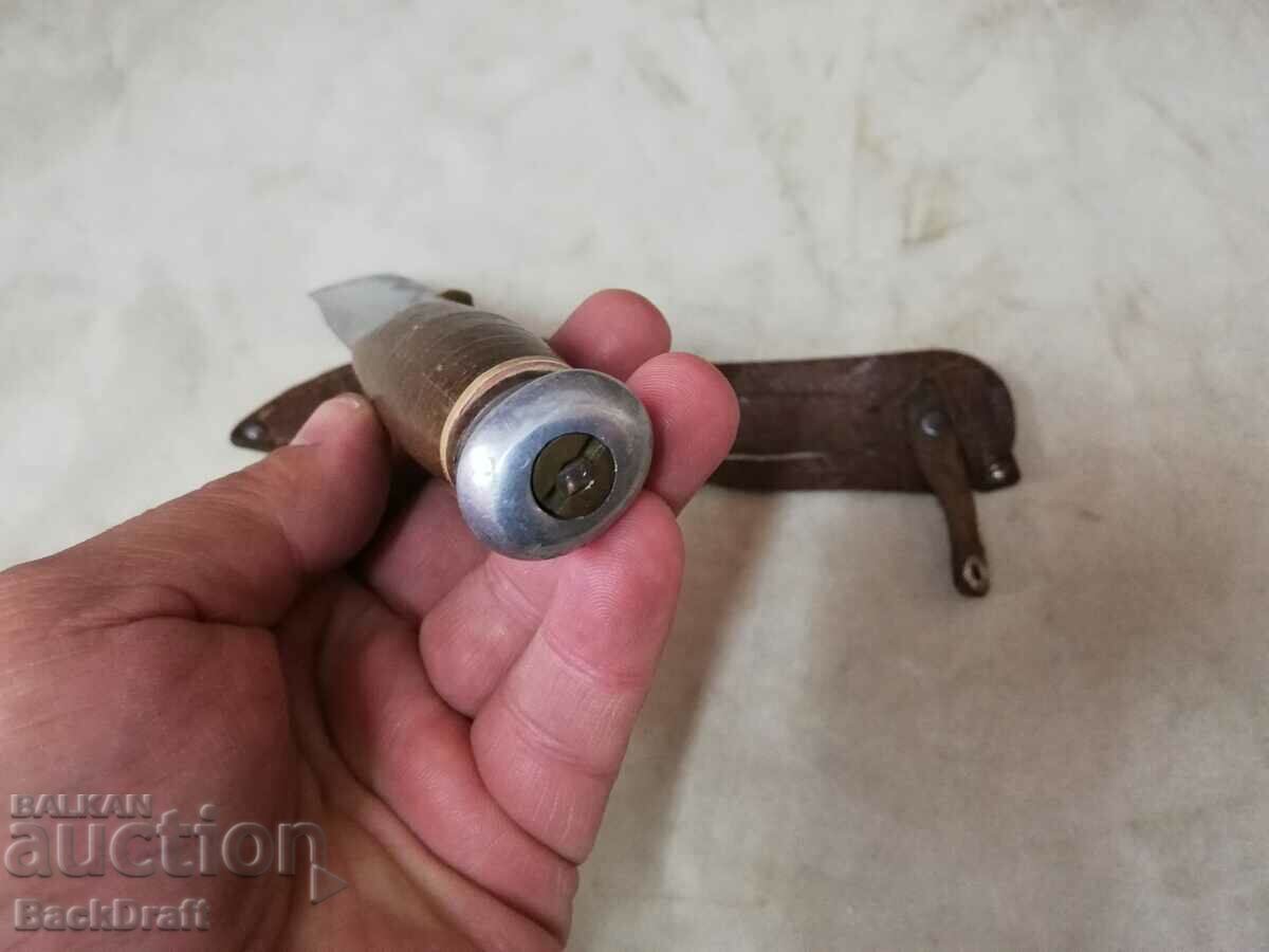 Old Early Social Bulgarian Tourist Hunting Knife, can with price 95.00 BGN | € 48.57 Old Early Social Bulgarian Tourist Hunting Knife, can with price 95.00 BGN | € 48.57