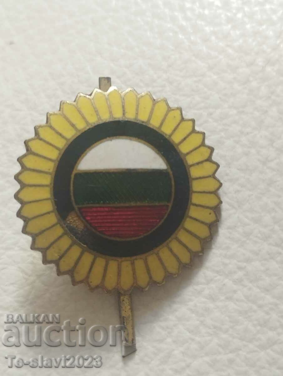 Кокарда от офицерска фуражка униформа- Царство България