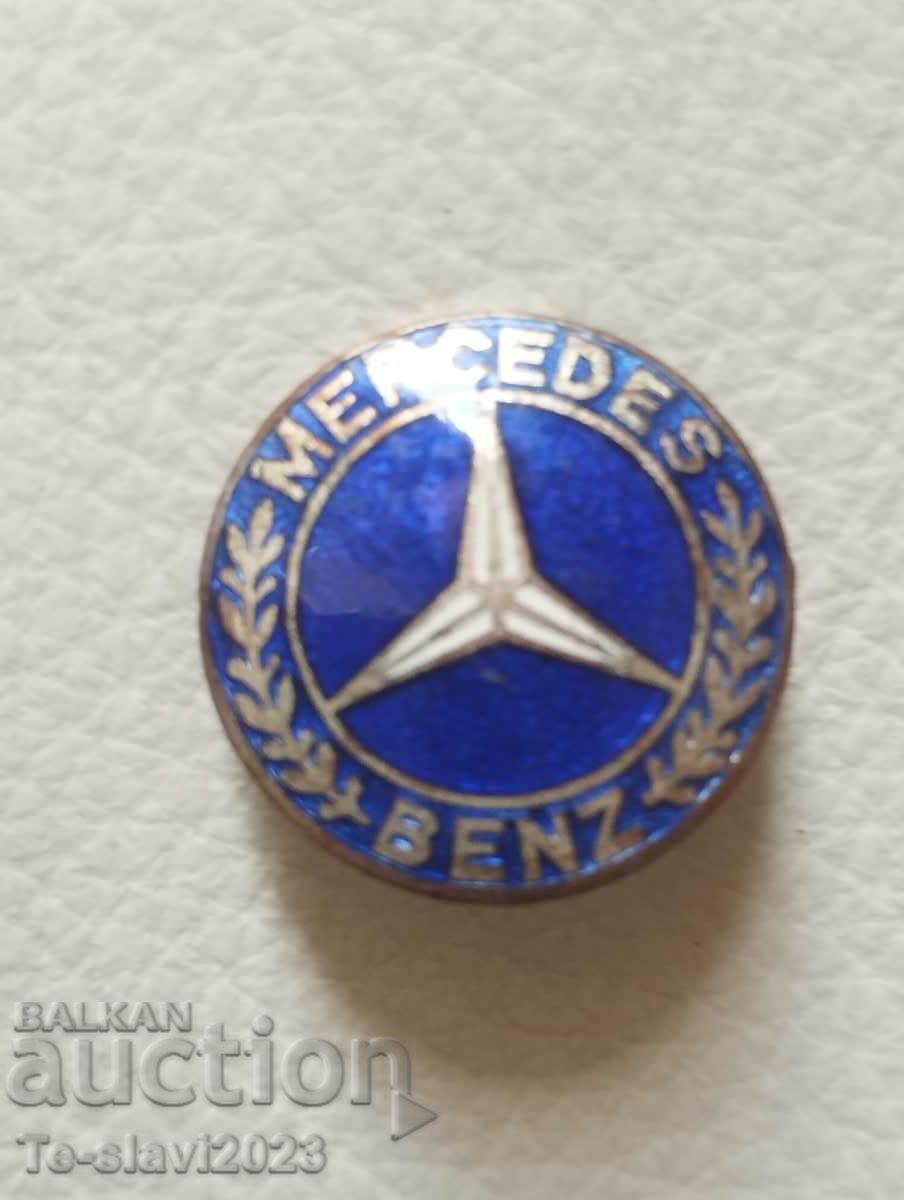Old German Mercedes Benz car badge