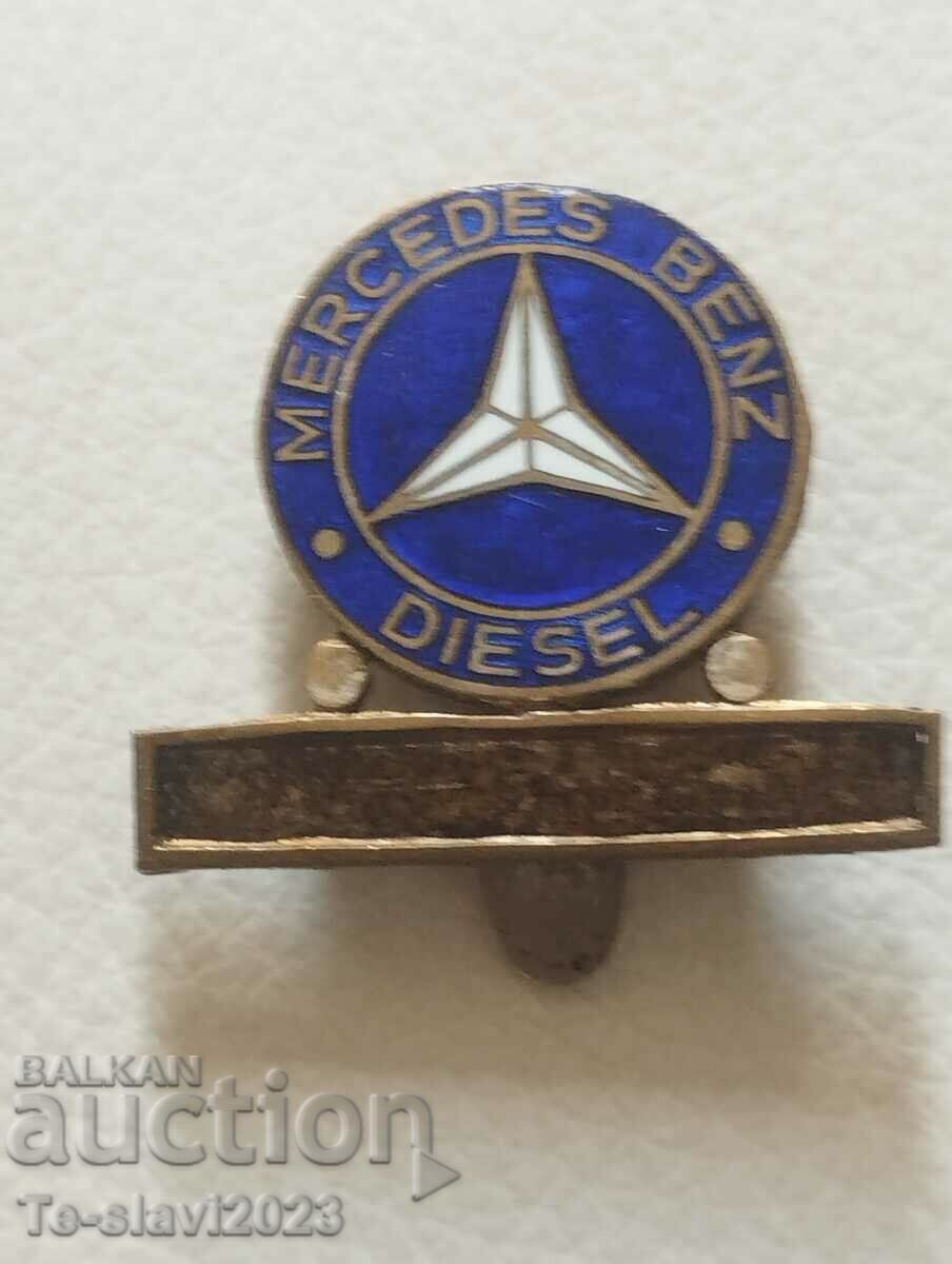 Old German Mercedes Benz car badge