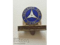 Old German Mercedes Benz car badge