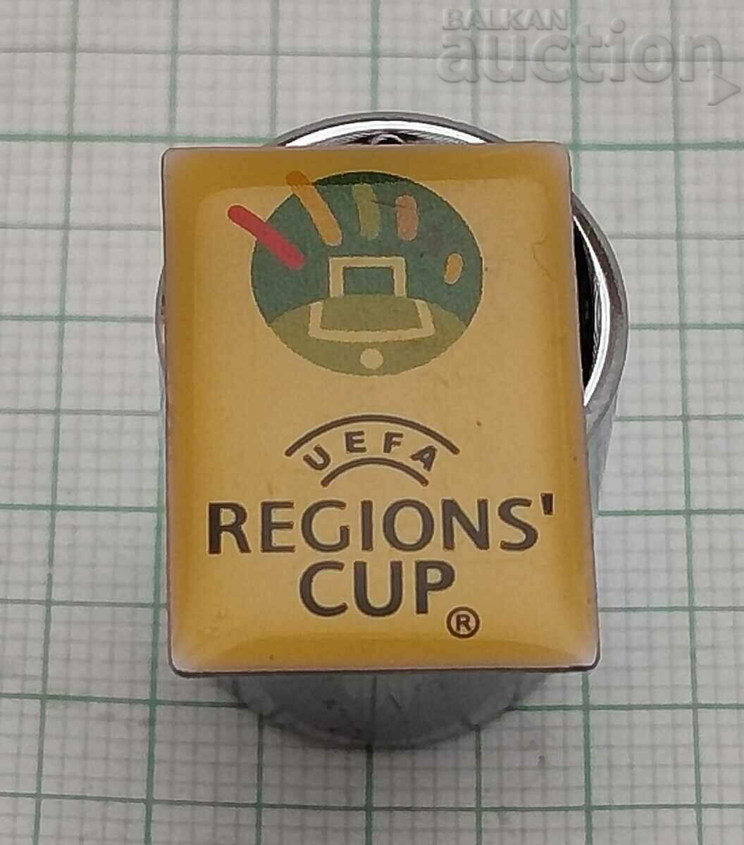 FOOTBALL UEFA REGIONS’ CUP BADGE PIN
