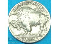 SUA 5 Cent 1936 Buffalo Nickel