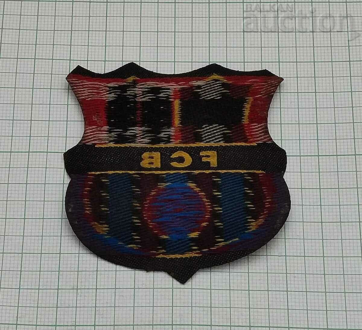 FOOTBALL F.C.B. BARCELONA EMBLEM with price 3.00 BGN | € 1.53 FOOTBALL F.C.B. BARCELONA EMBLEM with price 3.00 BGN | € 1.53