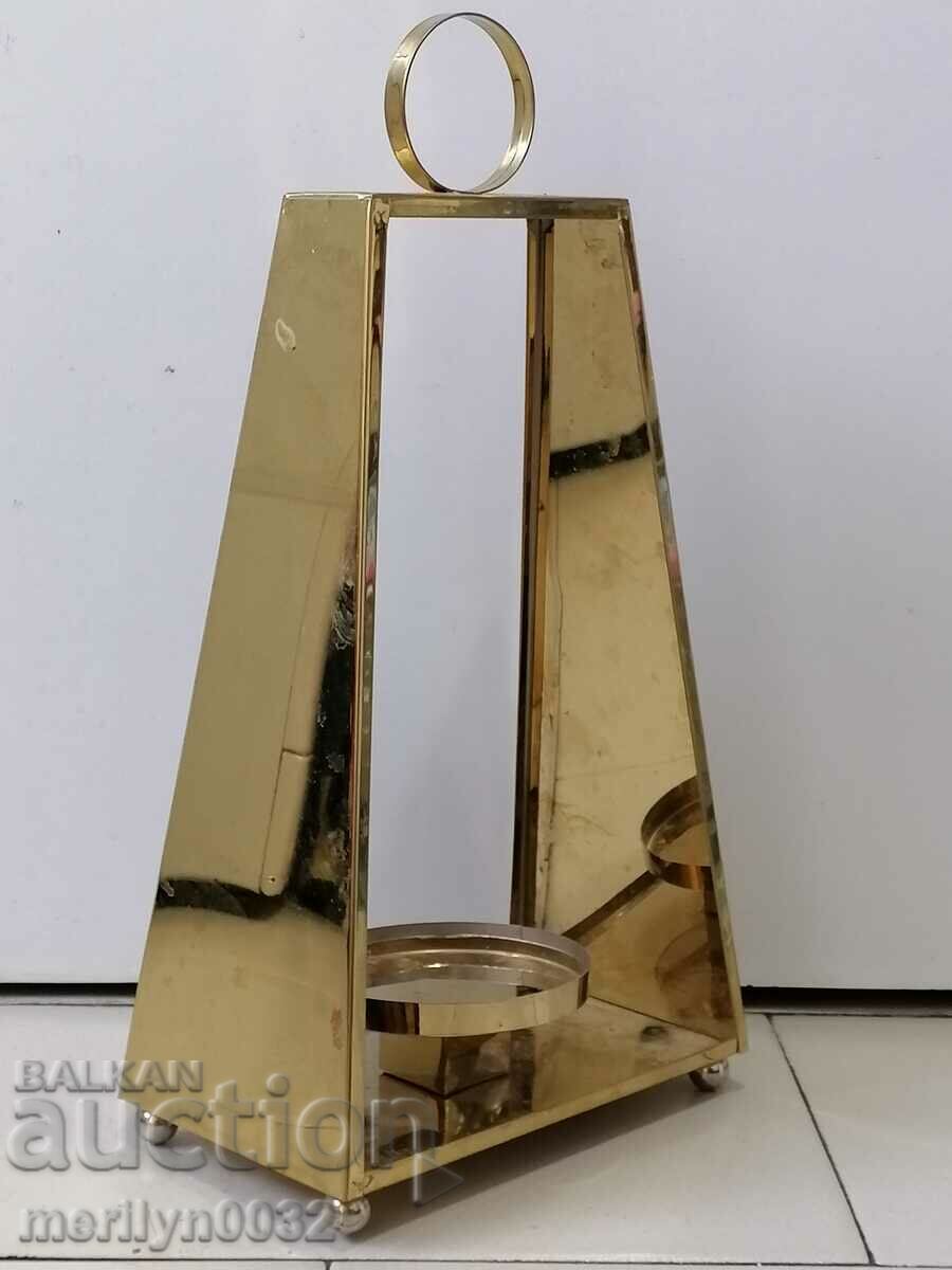 Auction Portable candle holder brass decor, candelabra Auction Portable candle holder brass decor, candelabra