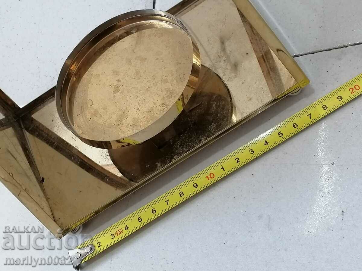 Portable candle holder brass decor, candelabra - 5 Portable candle holder brass decor, candelabra - 5