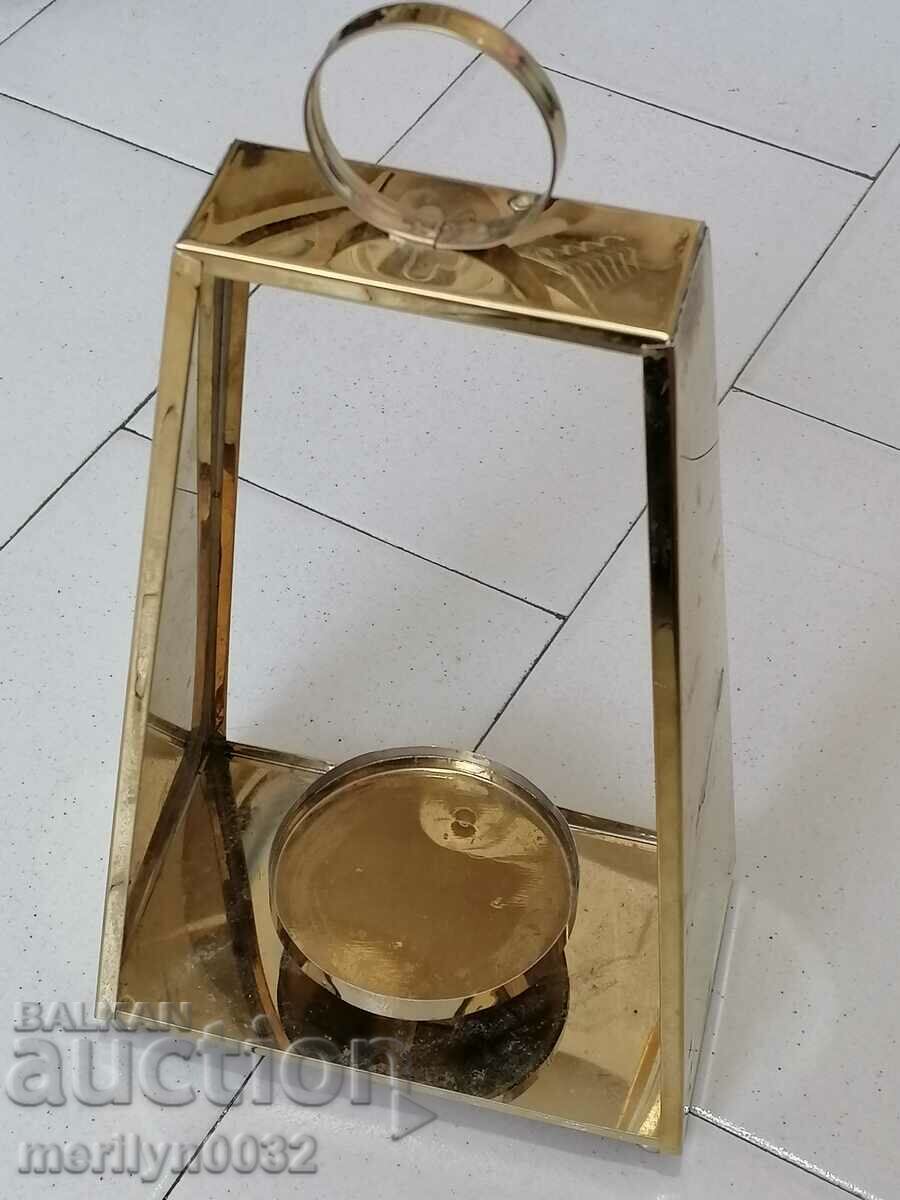 Portable candle holder brass decor, candelabra - 6 Portable candle holder brass decor, candelabra - 6