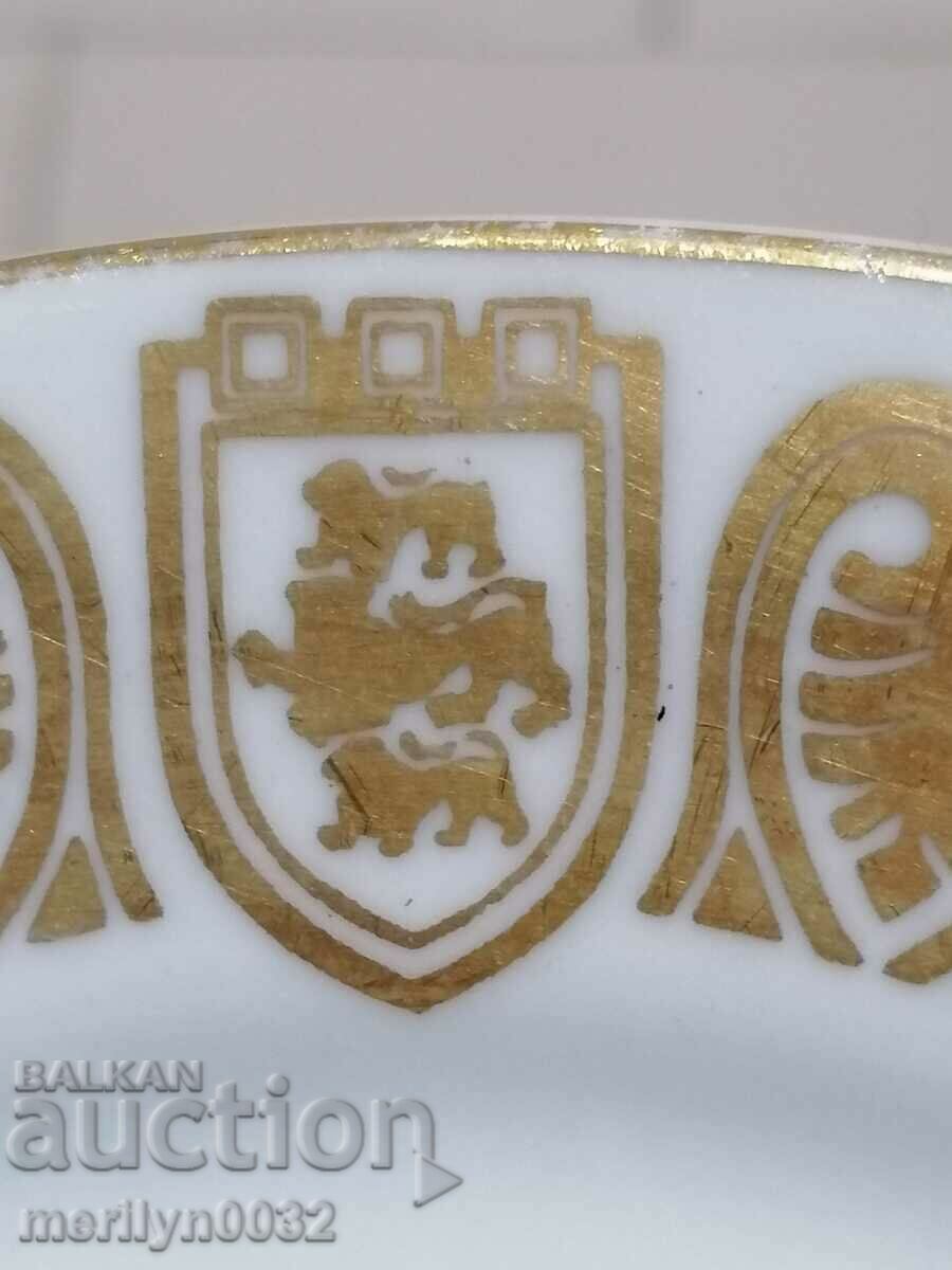 Auction Bulgarian social porcelain plate 800 year uprising of Asen and Peter Auction Bulgarian social porcelain plate 800 year uprising of Asen and Peter