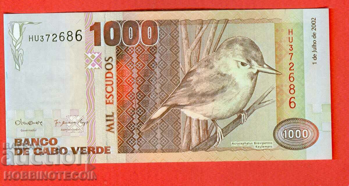 CAPE VERDE CAPE VERDE 1000 1 000 issue issue 2002 NEW UNC