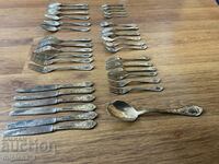 Epzing silver plated flatware, V.P.C.P, A.800 - 37 pieces