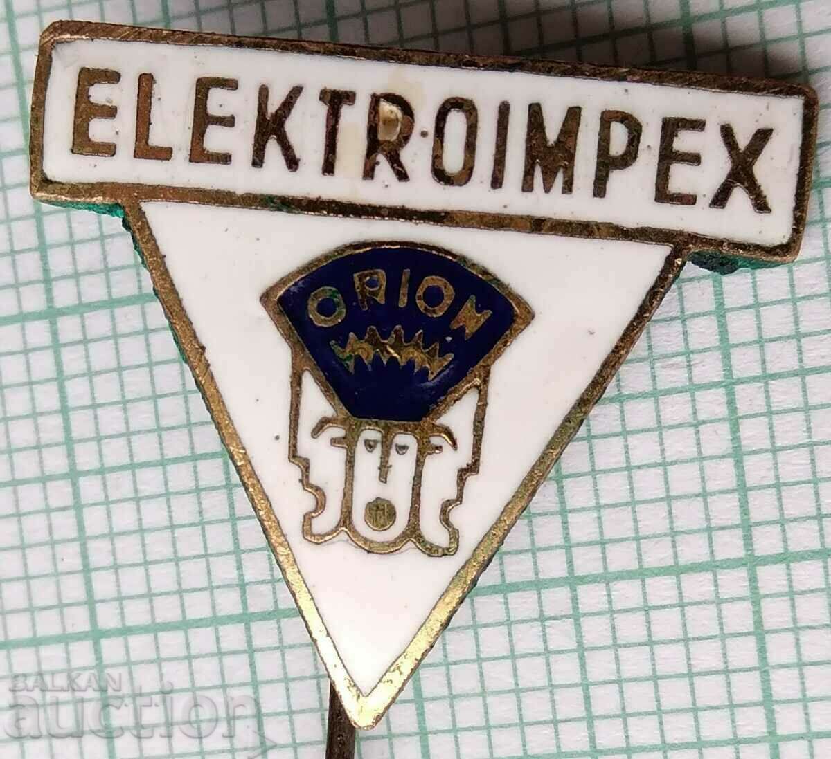 15300 Badge - company Elektroimpex - bronze enamel