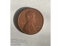 1 цент САЩ 1975 1 цент 1975 Американска монета Линкълн