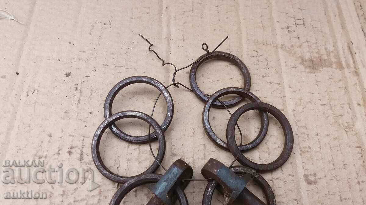 SOLID FORGED GATE LOCKS - REVIVAL - 6 SOLID FORGED GATE LOCKS - REVIVAL - 6