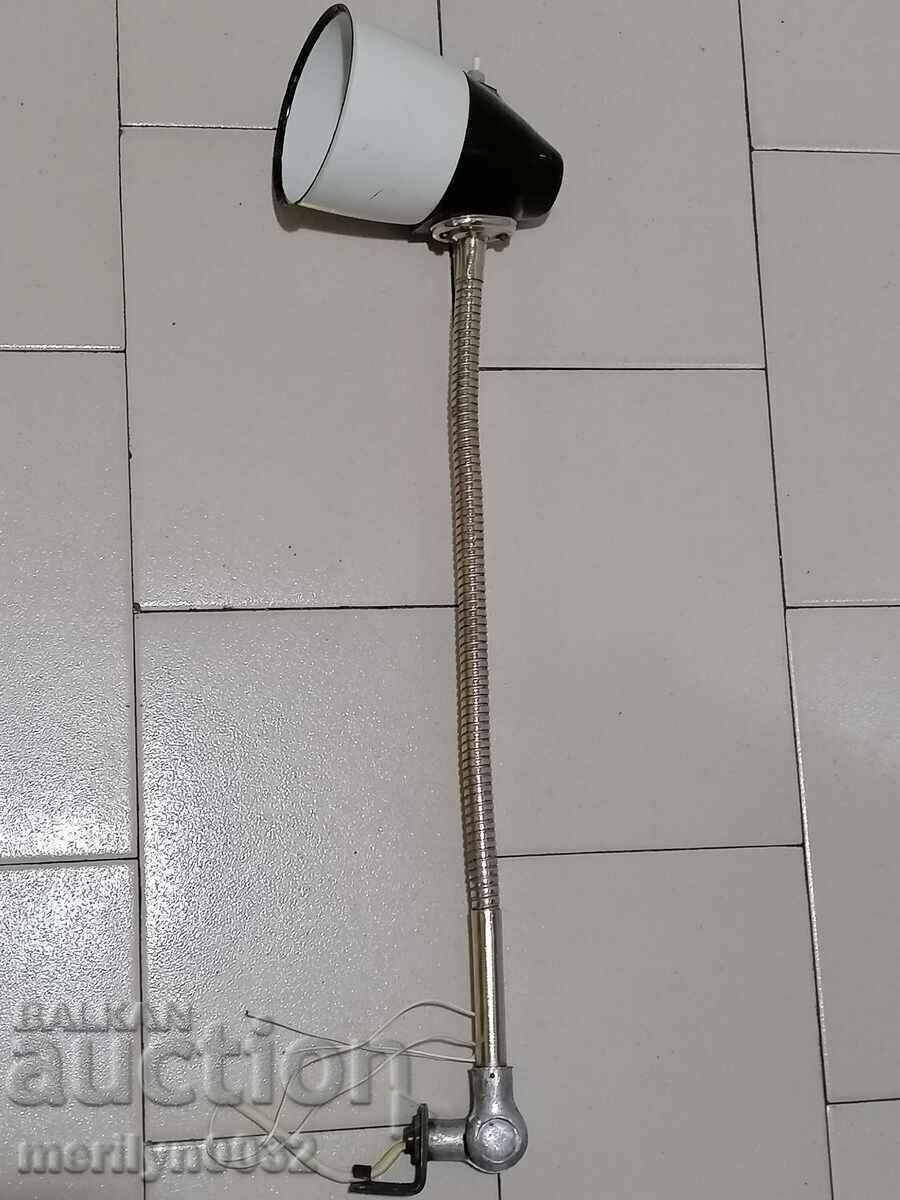 Movable electric industrial lamp bakelite, USSR enamel Lux lampion - 7 Movable electric industrial lamp bakelite, USSR enamel Lux lampion - 7