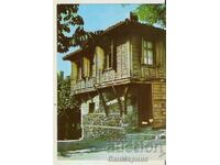 Картичка  България  Созопол Стари къщи 8**