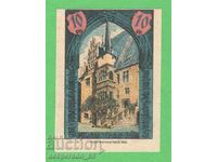 (¯`'•.¸NOTGELD (πόλη Neustadt) 1921 UNC -10 pfennig¸.•'´¯)