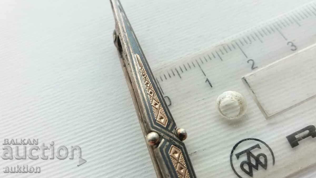 SOLID SILVER PLATED TIE PIN - 5 SOLID SILVER PLATED TIE PIN - 5