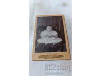 Photo Gabrovo Little girl 1906 Carton