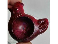 cast PLASTER FIGURE STAND FOR RED EGG ?